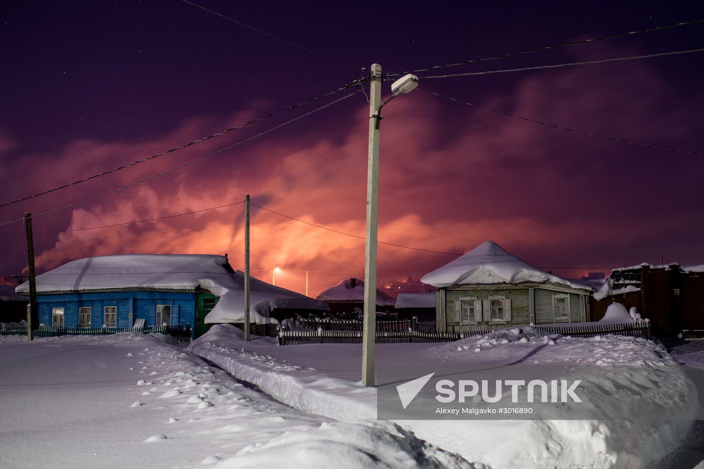 Winter in Omsk Region
