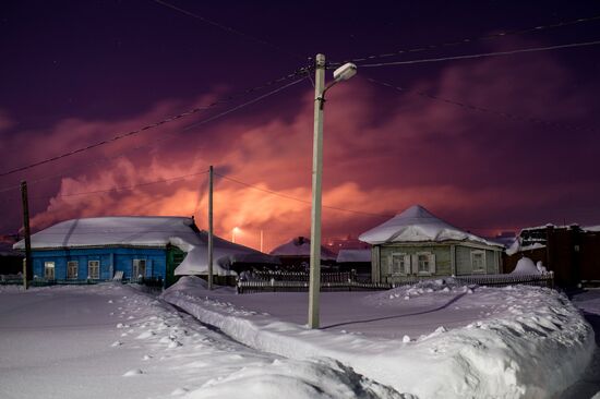 Winter in Omsk Region