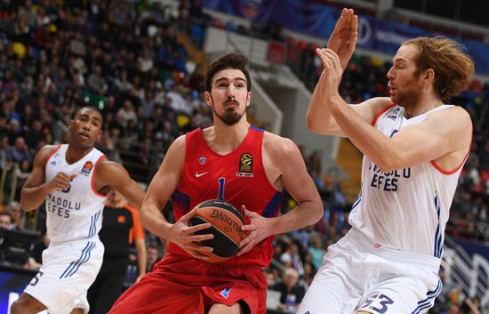 Euroleague Basketball. CSKA vs. Anadolu Efes