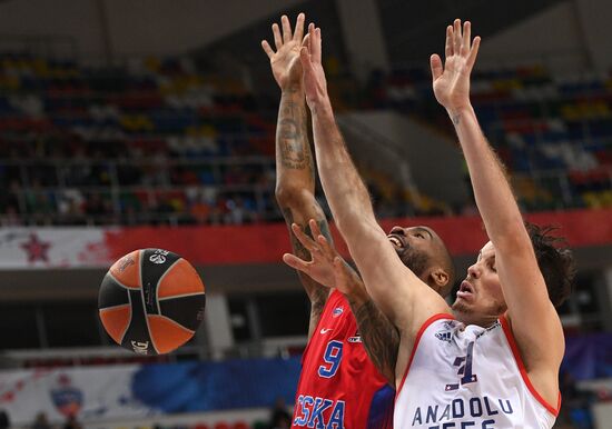 Euroleague Basketball. CSKA vs. Anadolu Efes