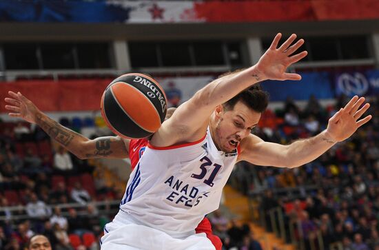 Euroleague Basketball. CSKA vs. Anadolu Efes