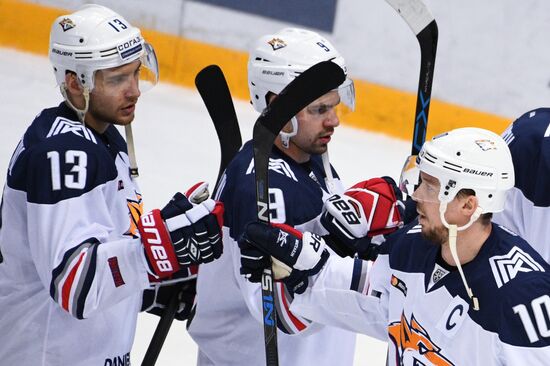 Kontinental Hockey League. Dynamo Moscow vs. Metallurg Magnitogorsk