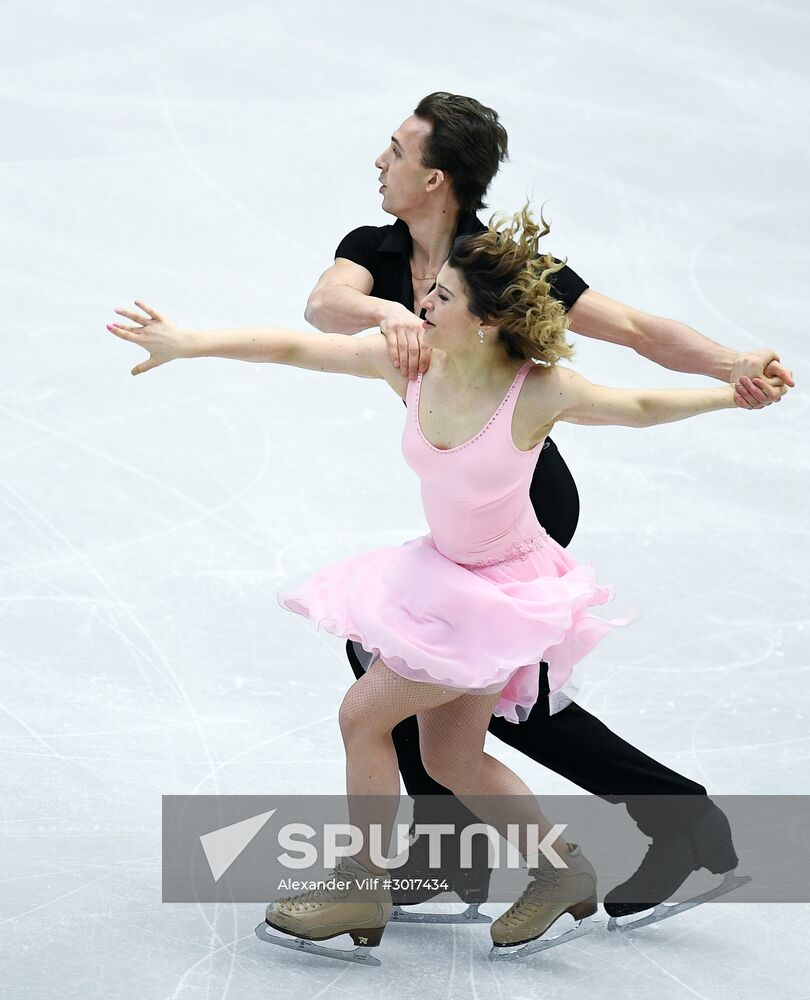 European Figure Skating Championship. Ice dance. Free skating