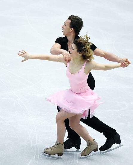 European Figure Skating Championship. Ice dance. Free skating