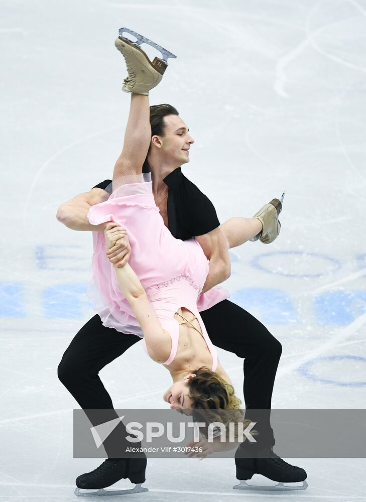 European Figure Skating Championship. Ice dance. Free skating