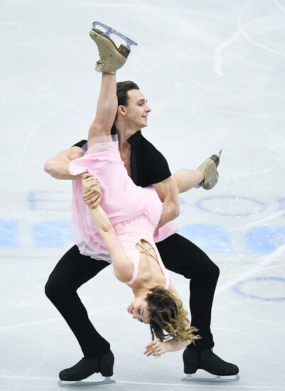 European Figure Skating Championship. Ice dance. Free skating