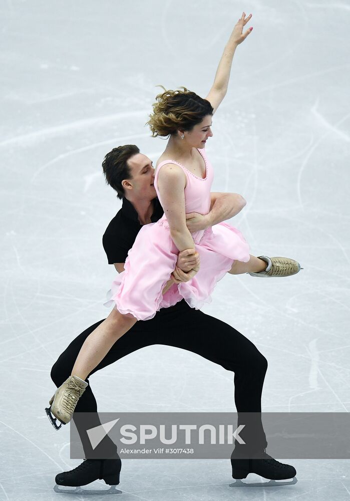 European Figure Skating Championship. Ice dance. Free skating