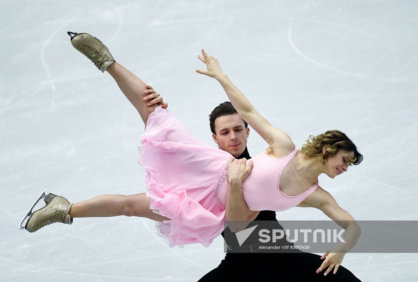 European Figure Skating Championship. Ice dance. Free skating