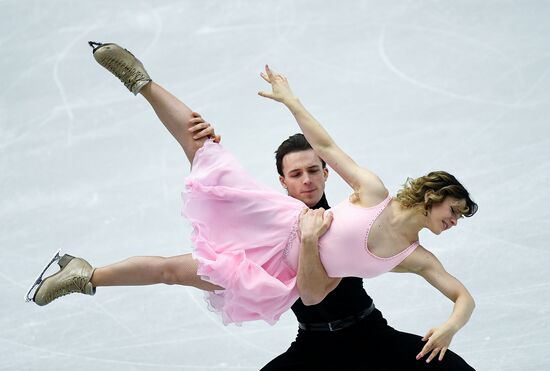 European Figure Skating Championship. Ice dance. Free skating