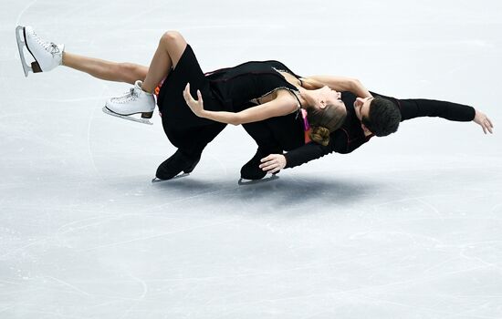 European Figure Skating Championship. Ice dance. Free skating