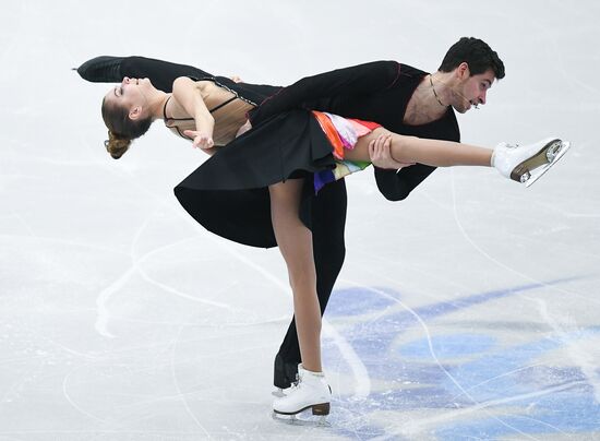 European Figure Skating Championship. Ice dance. Free skating