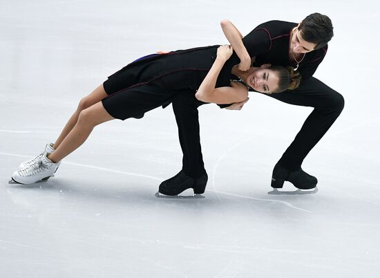 European Figure Skating Championship. Ice dance. Free skating