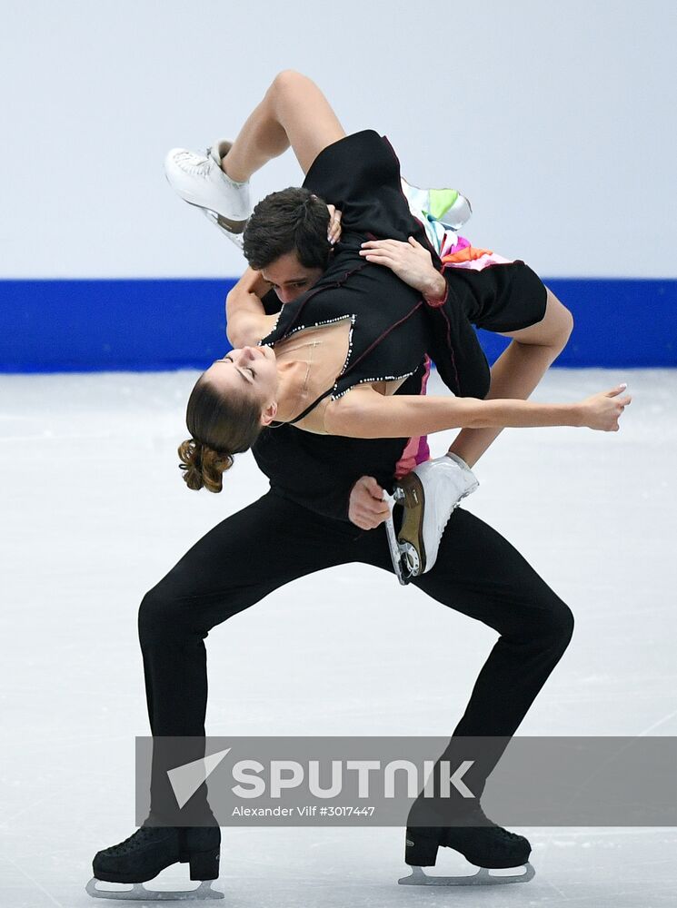 European Figure Skating Championship. Ice dance. Free skating