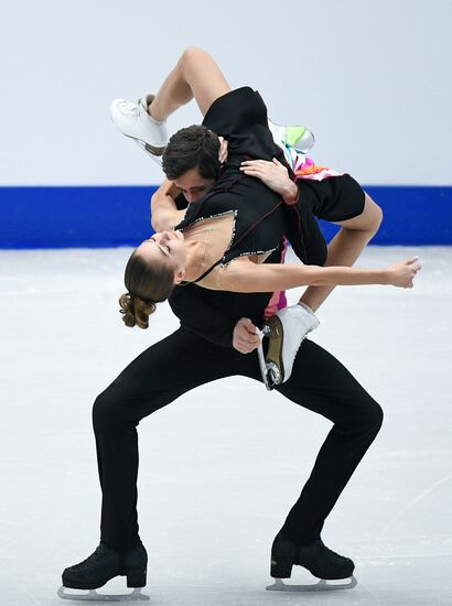 European Figure Skating Championship. Ice dance. Free skating