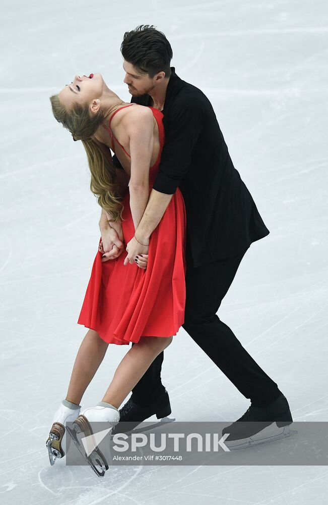 European Figure Skating Championship. Ice dance. Free skating