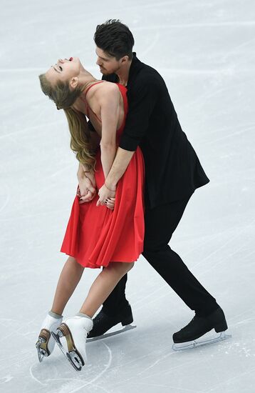 European Figure Skating Championship. Ice dance. Free skating