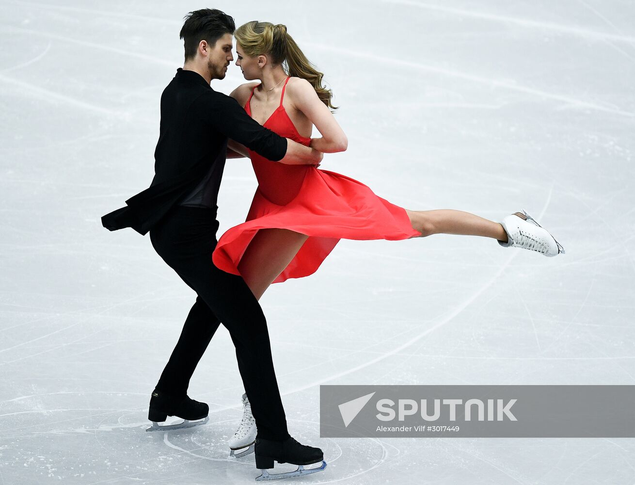 European Figure Skating Championship. Ice dance. Free skating