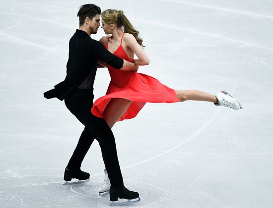 European Figure Skating Championship. Ice dance. Free skating