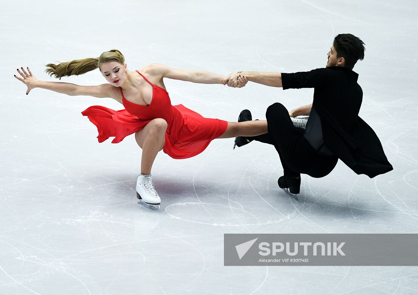 European Figure Skating Championship. Ice dance. Free skating