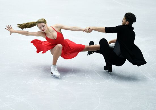 European Figure Skating Championship. Ice dance. Free skating