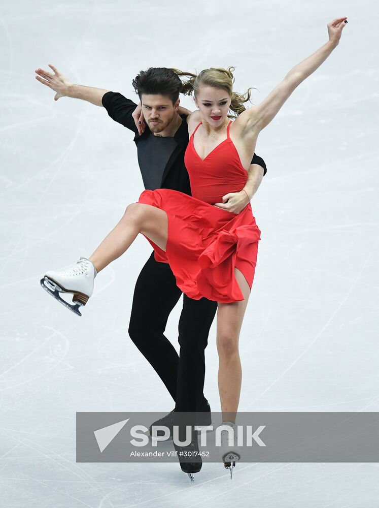 European Figure Skating Championship. Ice dance. Free skating