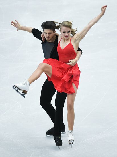 European Figure Skating Championship. Ice dance. Free skating