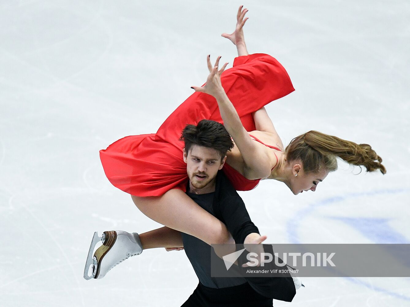 European Figure Skating Championship. Ice dance. Free skating