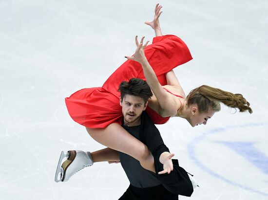 European Figure Skating Championship. Ice dance. Free skating