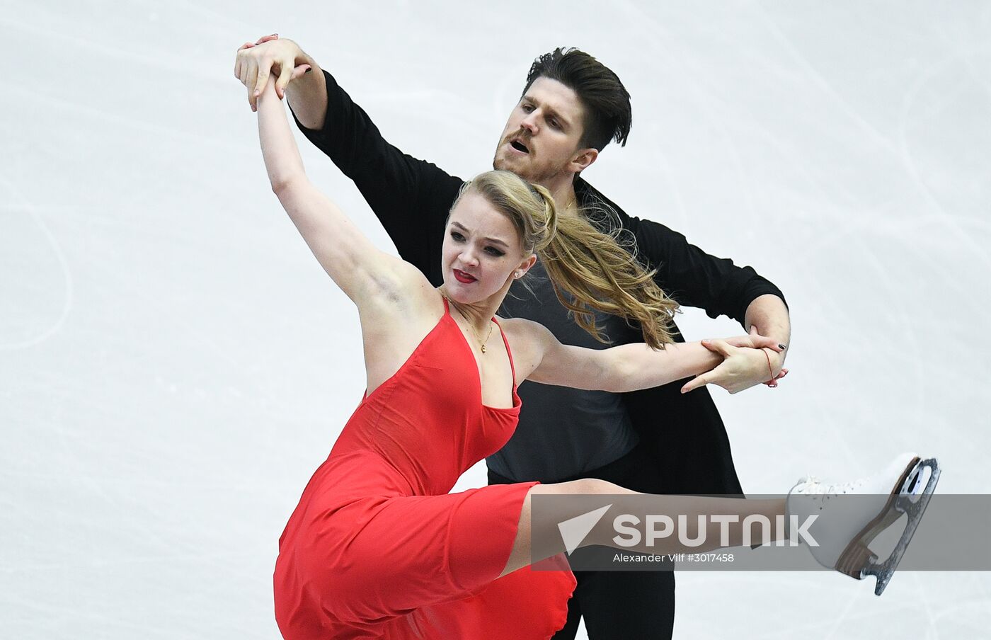 European Figure Skating Championship. Ice dance. Free skating