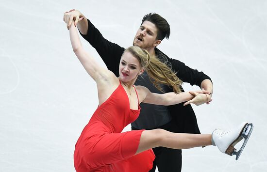 European Figure Skating Championship. Ice dance. Free skating