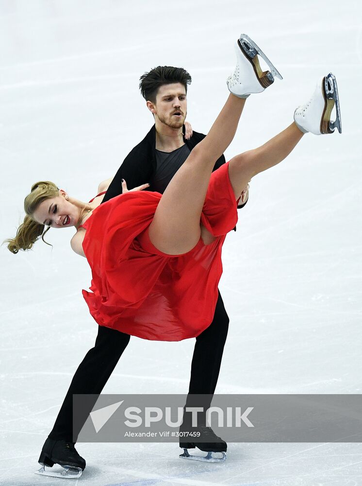 European Figure Skating Championship. Ice dance. Free skating