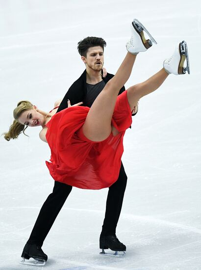 European Figure Skating Championship. Ice dance. Free skating