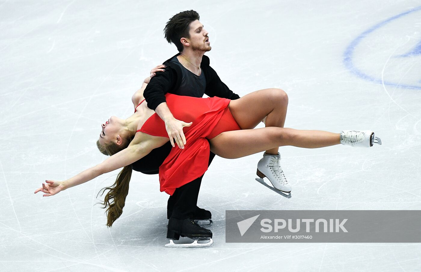 European Figure Skating Championship. Ice dance. Free skating