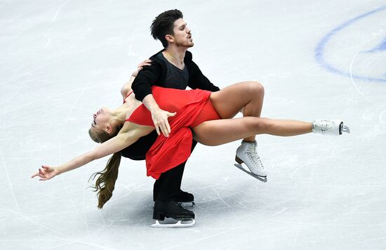 European Figure Skating Championship. Ice dance. Free skating