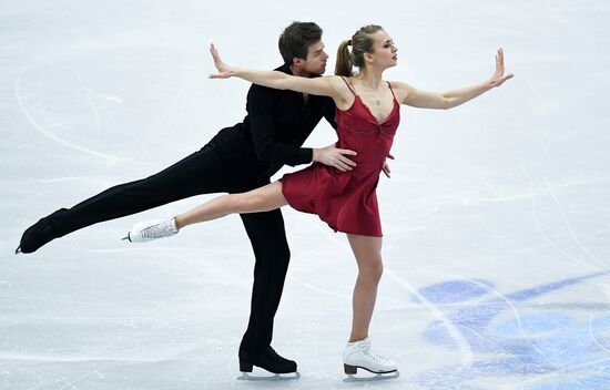 European Figure Skating Championship. Ice dance. Free skating