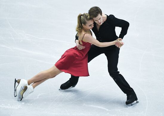 European Figure Skating Championship. Ice dance. Free skating