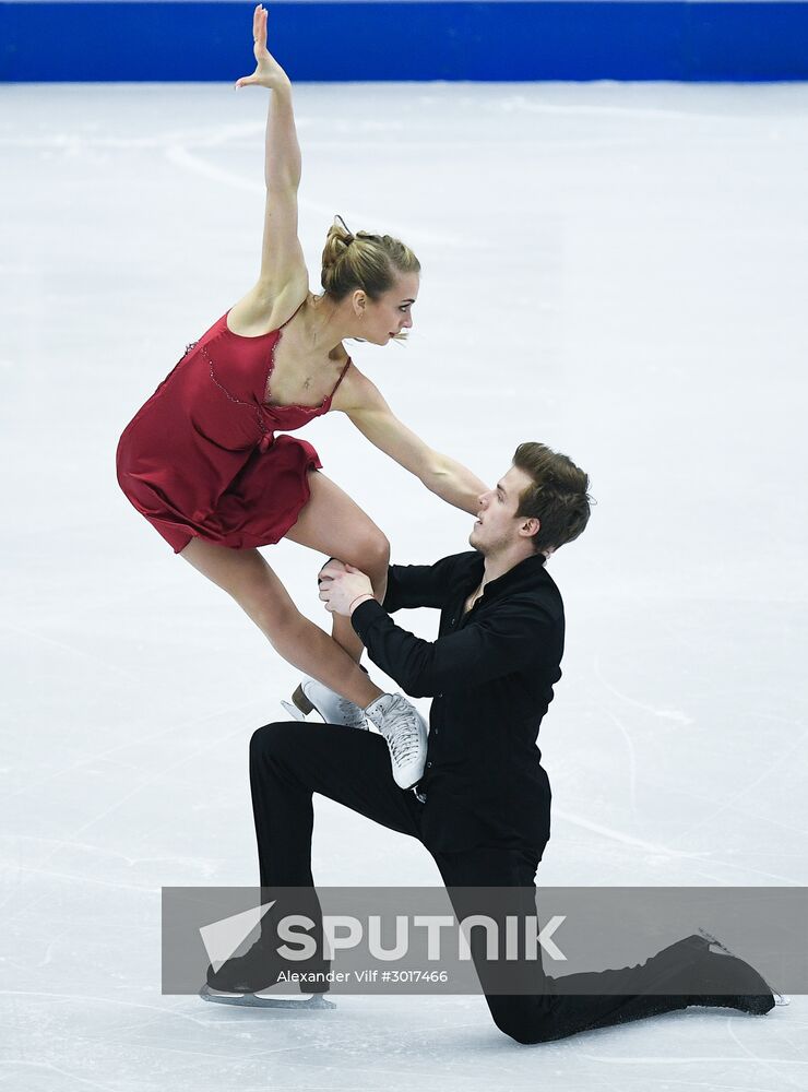 European Figure Skating Championship. Ice dance. Free skating