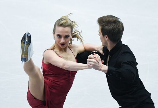 European Figure Skating Championship. Ice dance. Free skating