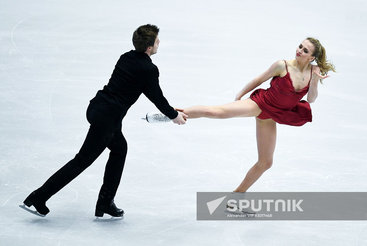 European Figure Skating Championship. Ice dance. Free skating