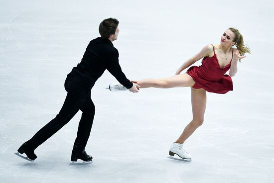 European Figure Skating Championship. Ice dance. Free skating