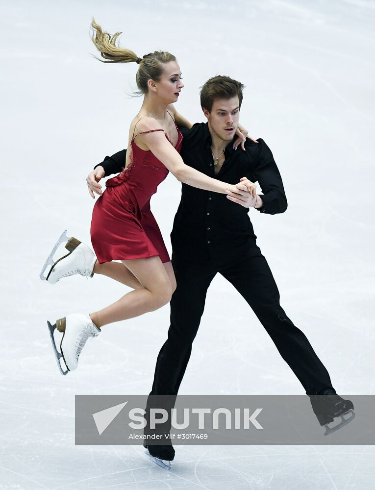 European Figure Skating Championship. Ice dance. Free skating