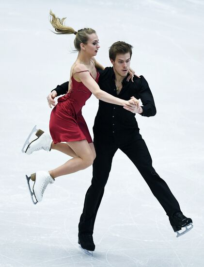 European Figure Skating Championship. Ice dance. Free skating