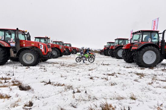Paryzh-Mosar Tractor Rally in Belarus