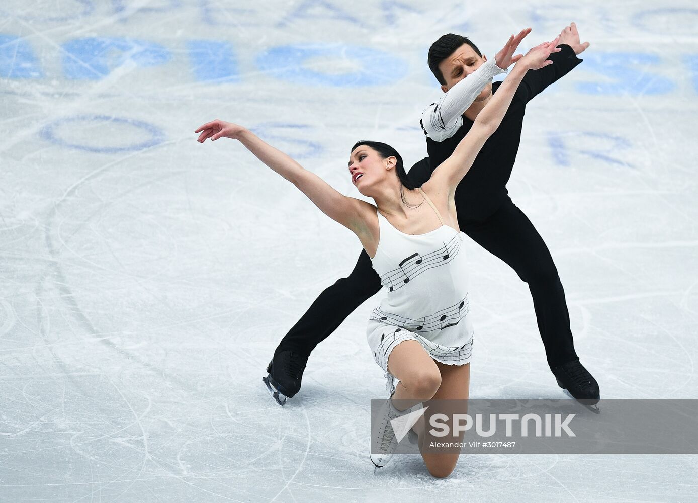 European Figure Skating Championship. Ice dance. Free skating