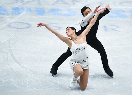 European Figure Skating Championship. Ice dance. Free skating