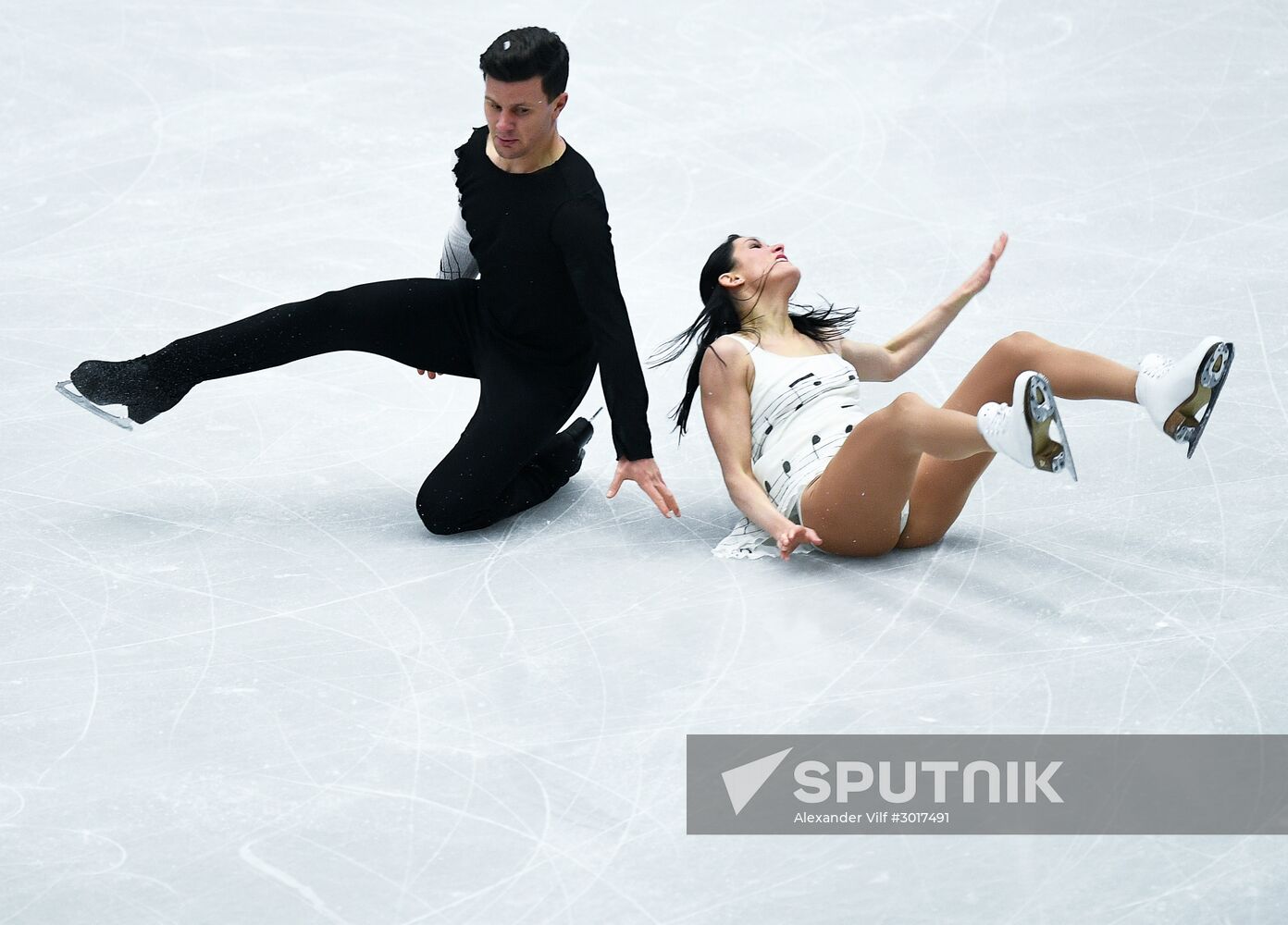 European Figure Skating Championship. Ice dance. Free skating