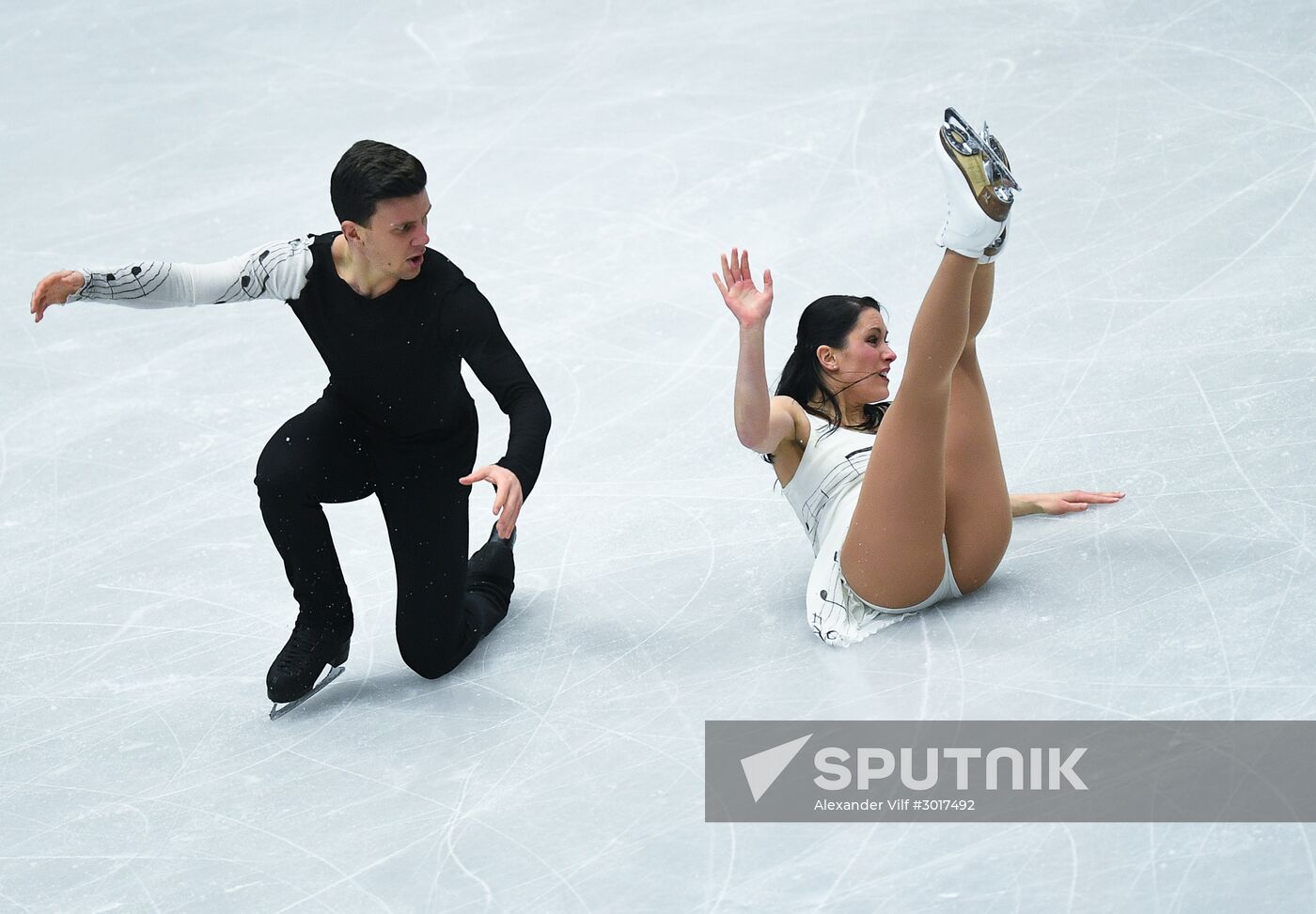 European Figure Skating Championship. Ice dance. Free skating