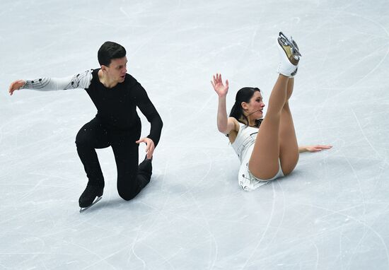 European Figure Skating Championship. Ice dance. Free skating