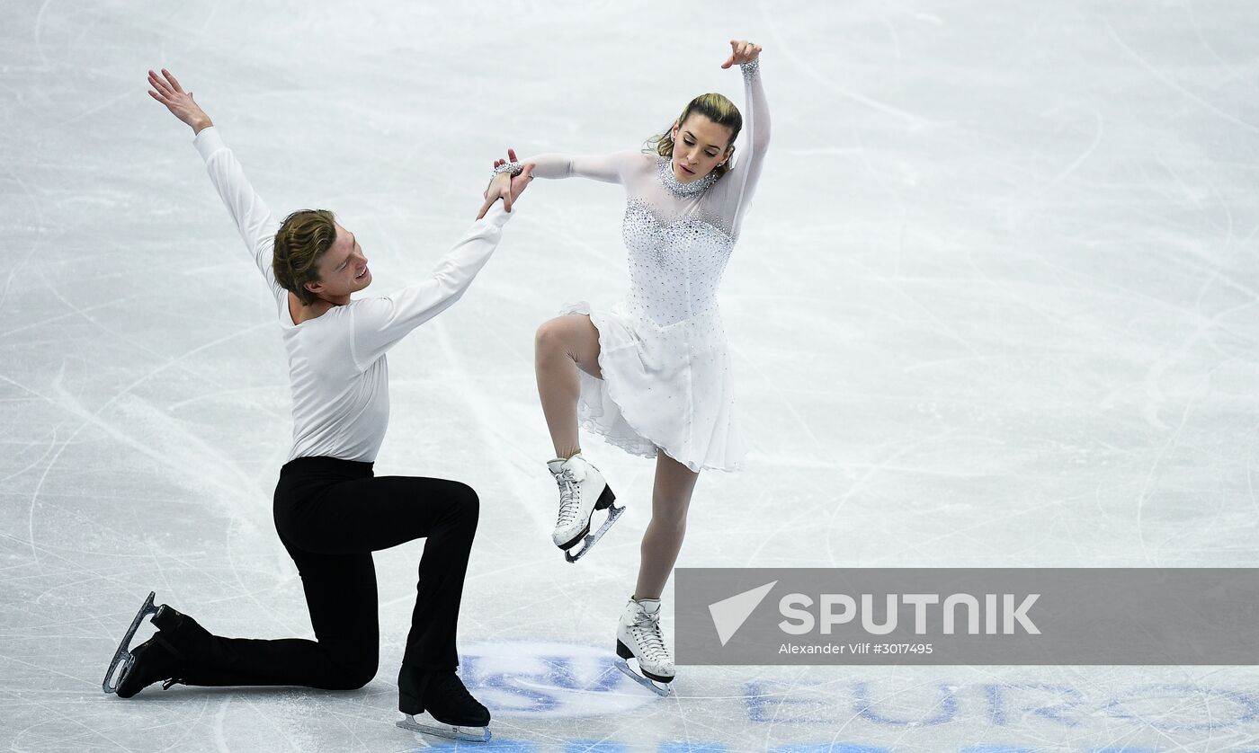 European Figure Skating Championship. Ice dance. Free skating