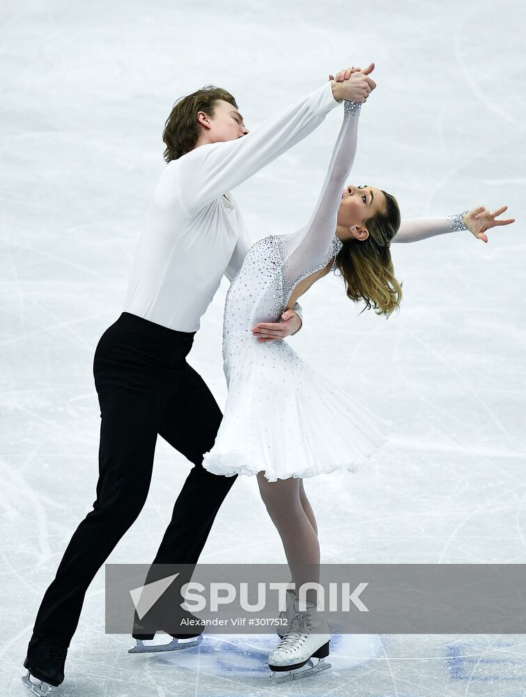 European Figure Skating Championship. Ice dance. Free skating